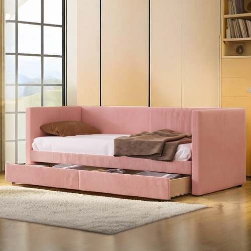 Upholstered Without Trundle Daybeds You'll Love | Wayfair